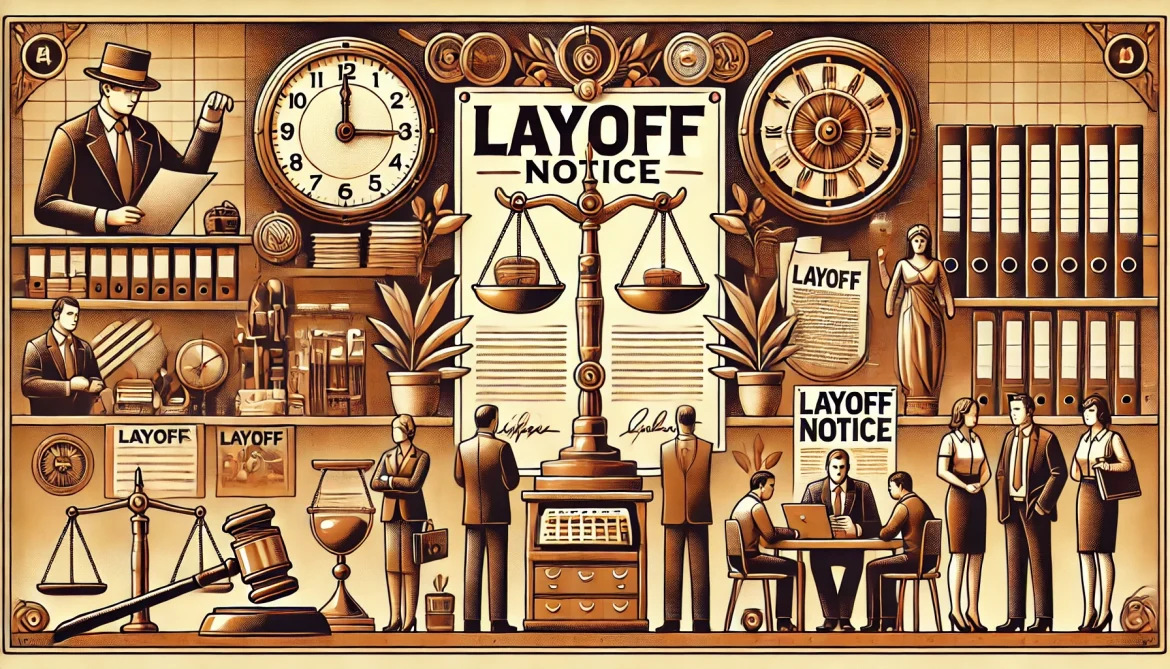 Retro-Futuristic Layoffs Illustration
